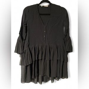 Zara Black Layered Dress